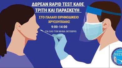 Δήμος-Νέστου:-Δωρεάν-rapid-test-όλο-τον-Οκτώβριο