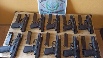 Συνελήφθησαν-παράνομοι-μετανάστες-οπλισμένοι-με-τουρκικά-πιστόλια