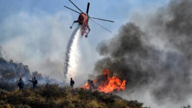 ΘΑΣΟΣ:-Μάχη-με-τις-φλόγες-δίνουν-εθελοντές-και-πυροσβέστες-μετά-την-μεγάλη-αναζωπύρωση
