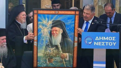 Επίτιμοι-Δημότες-Νέστου-ο-Οικουμενικός-Πατριάρχης-και-ο-Μητροπολίτης-Κιέβου