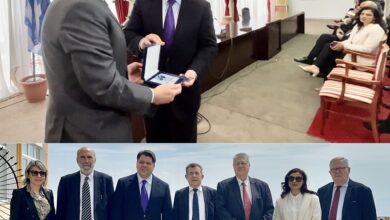 Αναγόρευση-του-Υπουργού-Εθνικής-Άμυνας-Ν.Παναγιωτόπουλου-ως-επίτιμου-μέλους-του-Διεθνούς-Επιμελητήριου-Μηχανικών-Πετρελαίου-(spe)