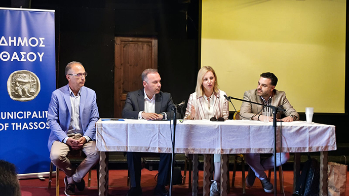 Επίσκεψη-της-Υπουργού-Τουρισμού-Ιωάννας-Δρέττα-στη-Θάσο