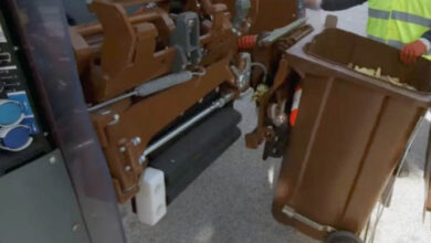 Στο-συνεργείο-λόγω- βλάβης-το-όχημα-συλλογής-βιοαποβλήτων