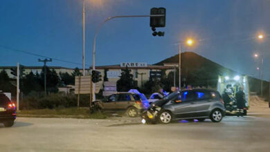 Τροχαίο-ατύχημα-στον-κόμβο-του-Αγίου-Ανδρέα