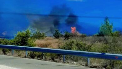 Πυρκαγιά-εκδηλώθηκε-στον-κόμβο-της-Μουσθένης