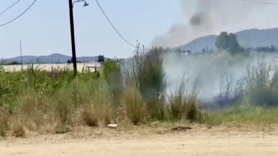 Πυρκαγιά-εκδηλώθηκε-στη-Νέα-Πέραμο-στο-ύψος-των-εγκαταστάσεων-ΚΑΑΥ