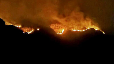 Συνεχίζονται-οι-προσπάθειες-για-την-κατάσβεση-της-πυρκαγιάς-στο-Παγγαίο