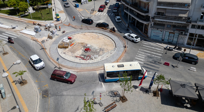 Ολοκληρώνεται-ο-κυκλικός-κόμβος-στην-Κουντουριώτου