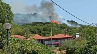 Φωτιά-στο-Χρυσόκαστρο-Παγγαίου-–-Εναέρια-και-ισχυρή-επίγεια-δύναμη-στη-μάχη-με-τις-φλόγες