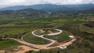 Υλοποίηση-υποδομών-εξυπηρέτησης-των-επισκεπτών-και-διαμόρφωσης-εκθεσιακού-χώρου,-στον-Τύμβο-Καστά,-στην-Αμφίπολη-Άποψη-του-Τύμβου-Κάστα-στην-Αμφίπολη