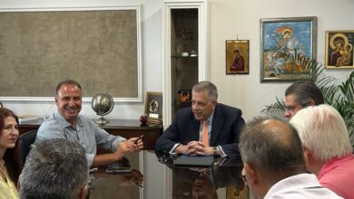 Συνάντηση-στο-Δημαρχείο-Παγγαίου-με-τον-Υφυπουργό-Υποδομών-&-Μεταφορών-Νικόλαο-Ταχιάο-και-τον-Γενικό-Γραμματέα-Δασών-Ευστάθιο-Σταθόπουλο