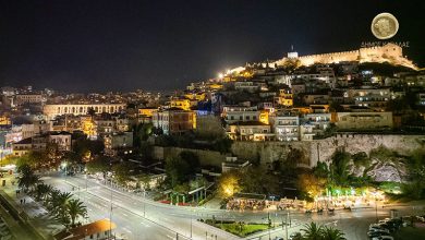Φωτίστηκε-το-Κάστρο-της-Καβάλας