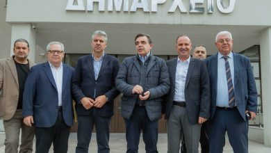 Επίσκεψη-του-Υπουργού-Αγροτικής-Ανάπτυξης-και-Τροφίμων-Μαργαρίτη-Σχοινά-στο-Δήμο-Παγγαίου